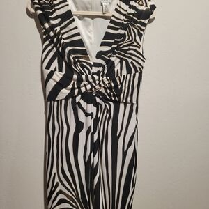 Cache Zebra print dress